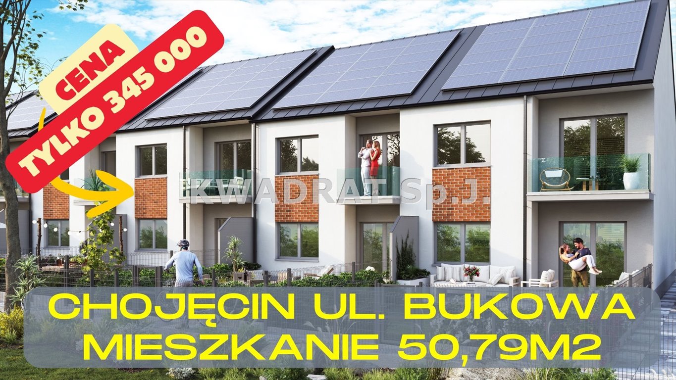 Mieszkanie trzypokojowe na sprzedaż Chojęcin  51m2 Foto 1