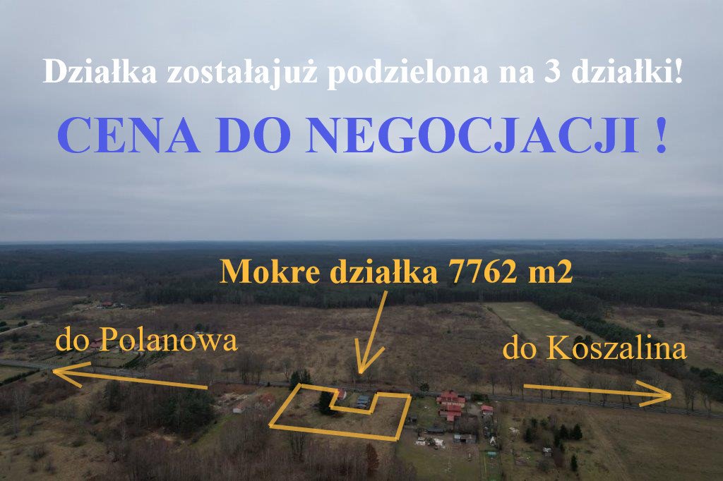 Działka budowlana na sprzedaż Szczeglino  7 762m2 Foto 1