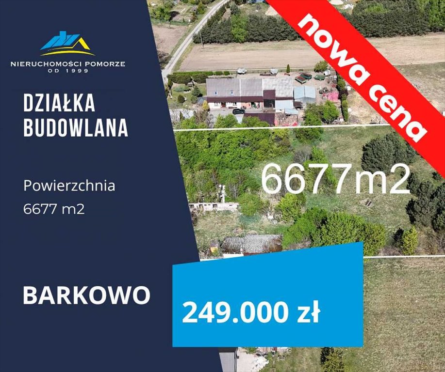 Działka inna na sprzedaż Barkowo  6 677m2 Foto 1