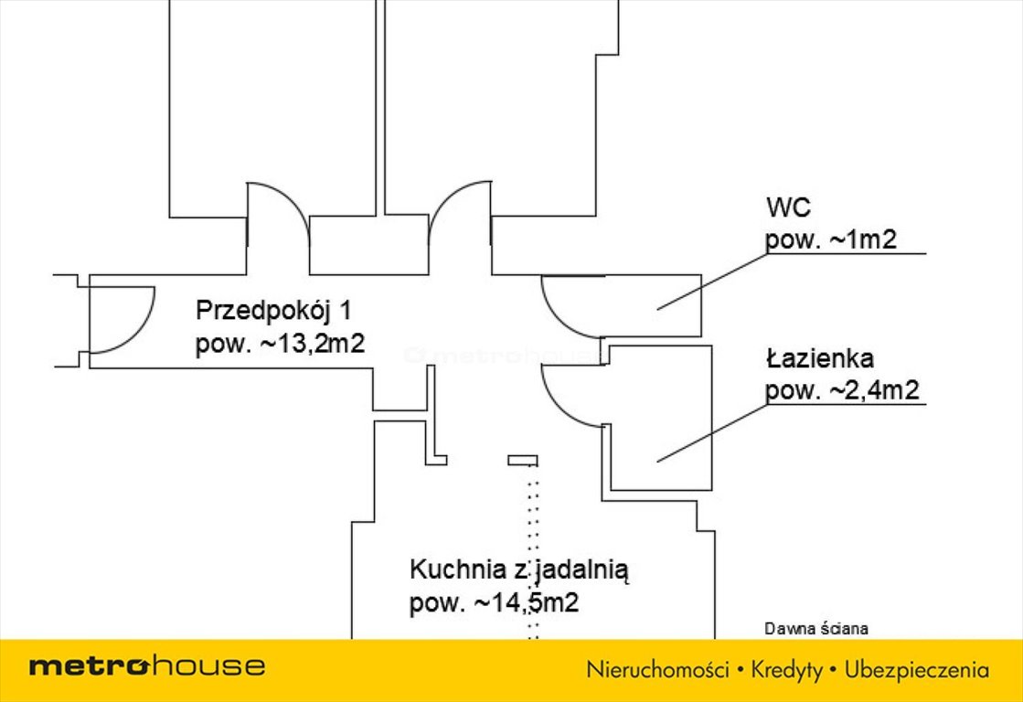 Mieszkanie trzypokojowe na sprzedaż Kraków, Nowa Huta, Osiedle Centrum B  58m2 Foto 5