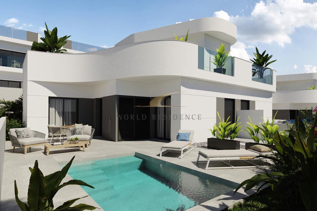 Nowoczesna villa bliźniacza 3 sypialnie, ogród, solarium Hiszpania, Torrevieja  154m2 Foto 1