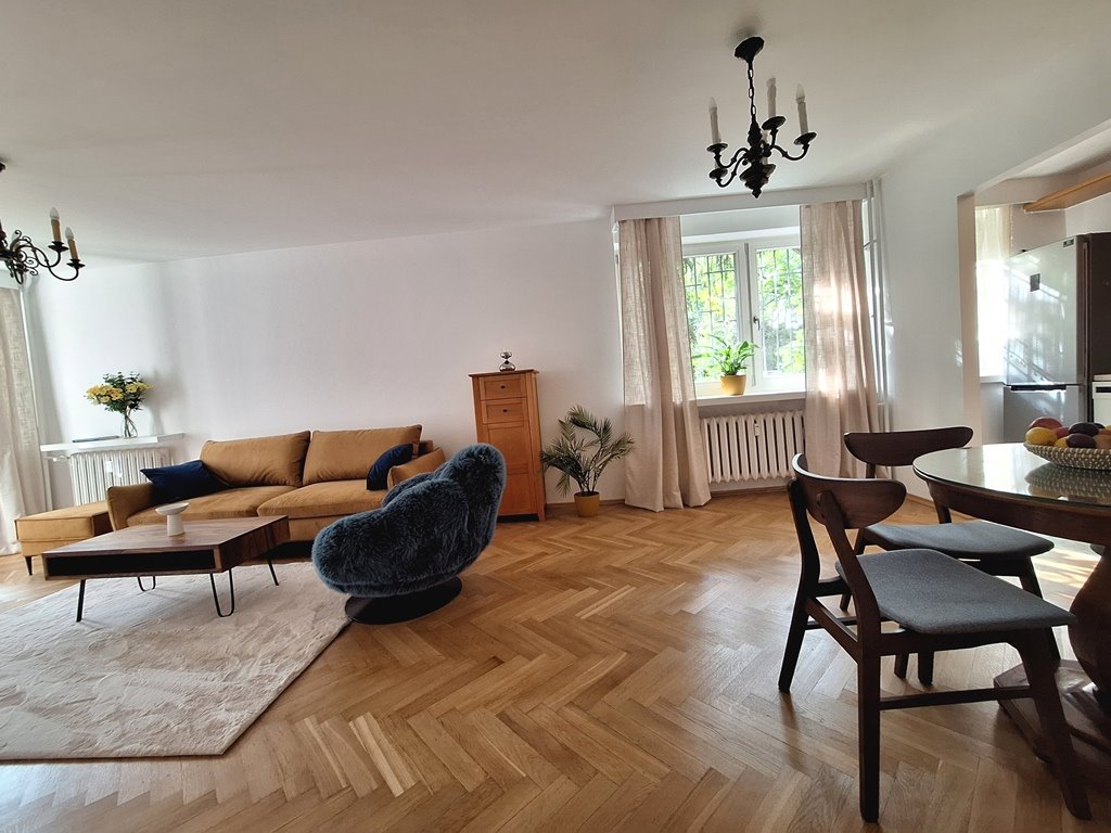 Wynajmę przestronne 3-pokojowe mieszkanie z ogródkiem na Żoliborzu Warszawa, Żoliborz, Sady Żoliborskie, Sady Żoliborskie  65m2 Foto 1