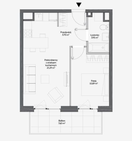 Mieszkanie dwupokojowe na sprzedaż Warszawa, Włochy, Raków, Fajansowa  40m2 Foto 1