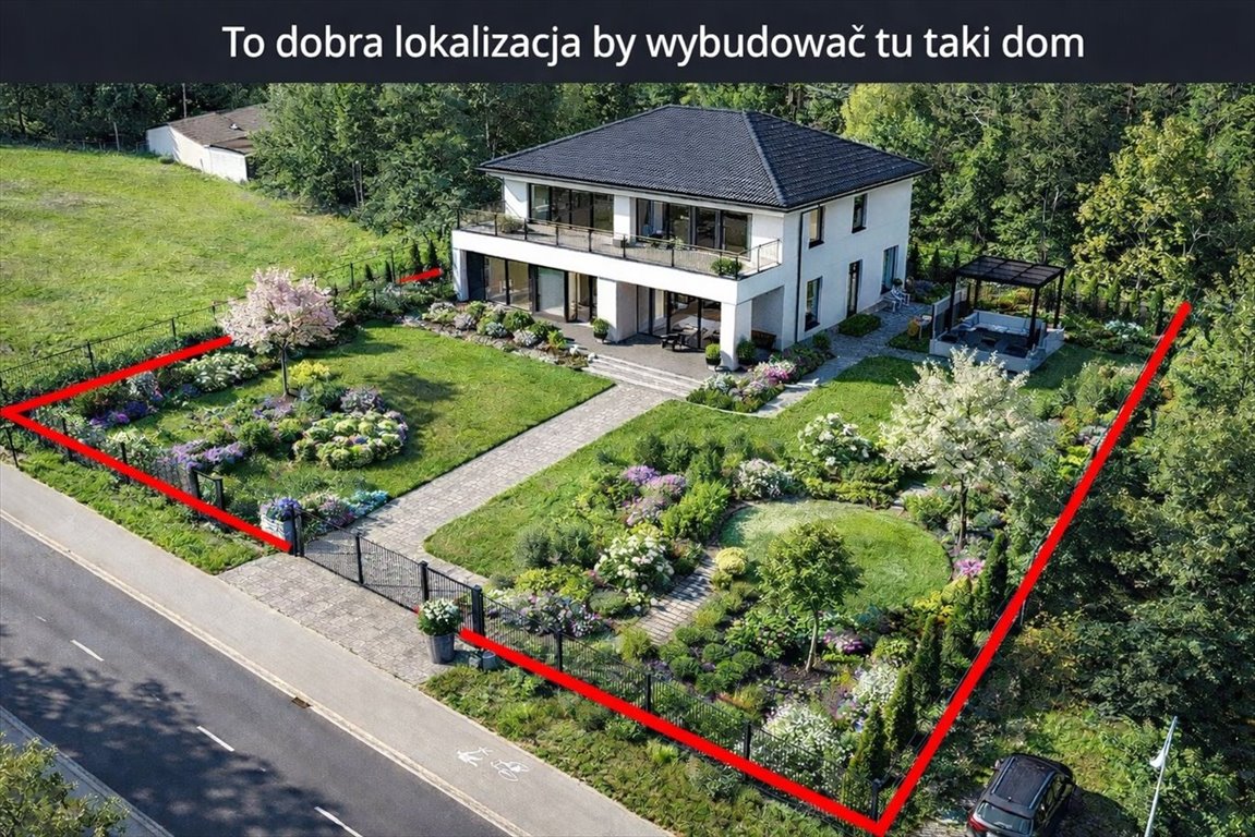Działka budowlana 1380 m² z szerokim frontem w Poraju Poraj  1 380m2 Foto 1