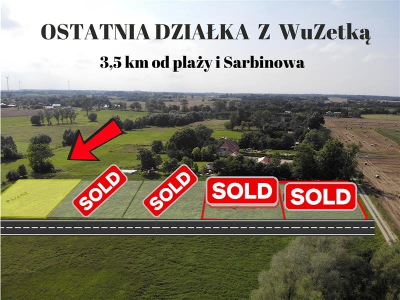 Działka budowlana na sprzedaż Sarbinowo, Będzinko  1 008m2 Foto 1