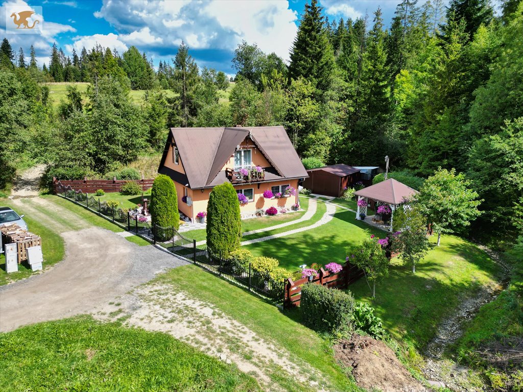 Polecam drewniany dom 88,7 m² w Kiczorach z piękną okolicą Kiczory  89m2 Foto 1
