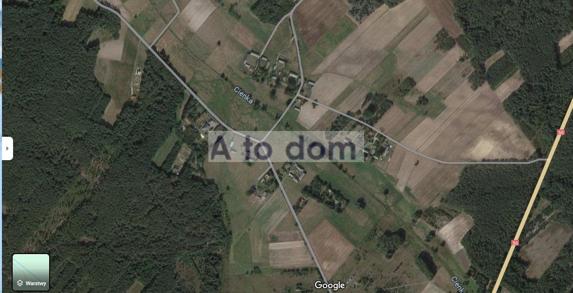 Działka pod dom w Kąty-Miąski, 1364 m2, warunki zabudowy Kąty-Miąski  1 364m2 Foto 1