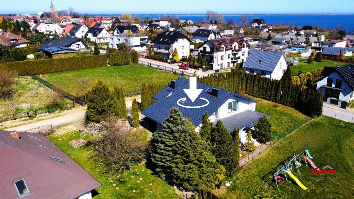 Dom z widokiem na Zatokę Pucką, 290 m², garaż. Swarzewo, Zielona  290m2 Foto 1