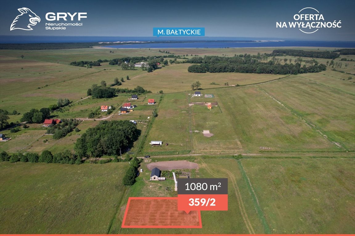 Działka 1080 m² z widokiem na Wydmę Czołpińską zapraszam Smołdziński Las  1 080m2 Foto 1