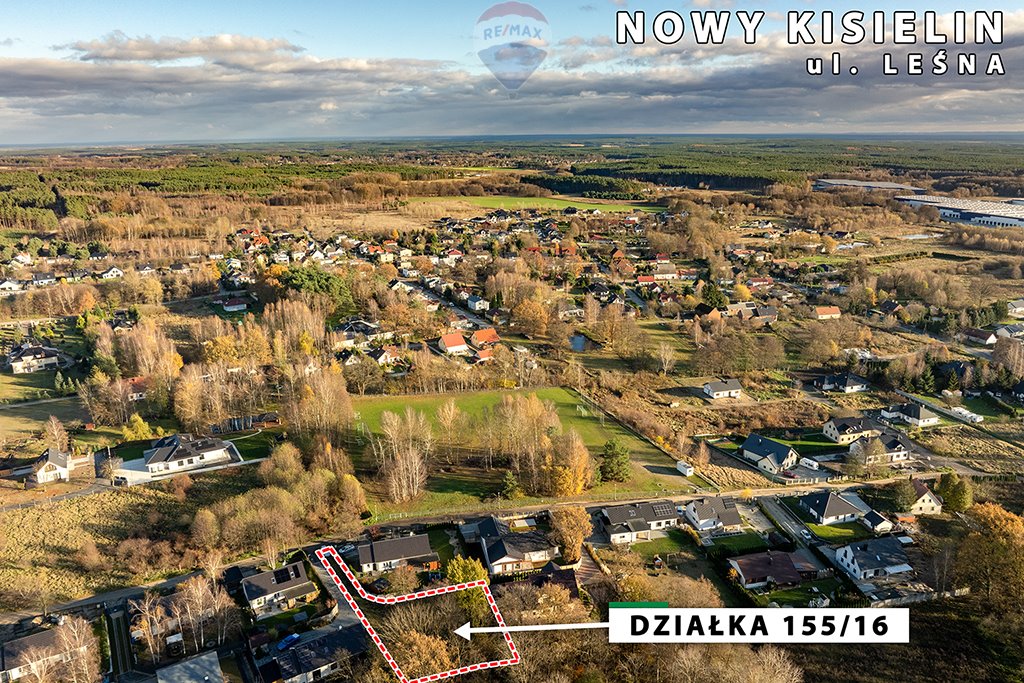 Działka budowlana na sprzedaż Zielona Góra, Nowy Kisielin, Nowy Kisielin-Leśna  990m2 Foto 15