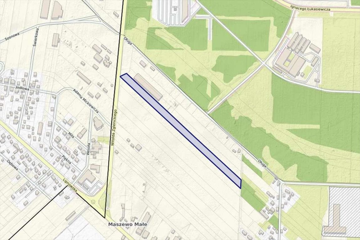 Działka inwestycyjna 16 903 m² przy ul. Witolda Zglenickiego Płock, Witolda Zglenickiego  16 903m2 Foto 1