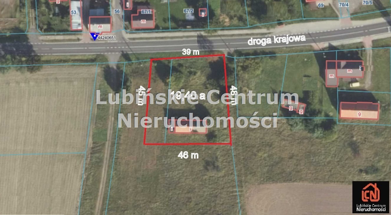 Działka 1940 m² z budynkiem do remontu, media w pobliżu Boraszyce Wielkie  1 940m2 Foto 1