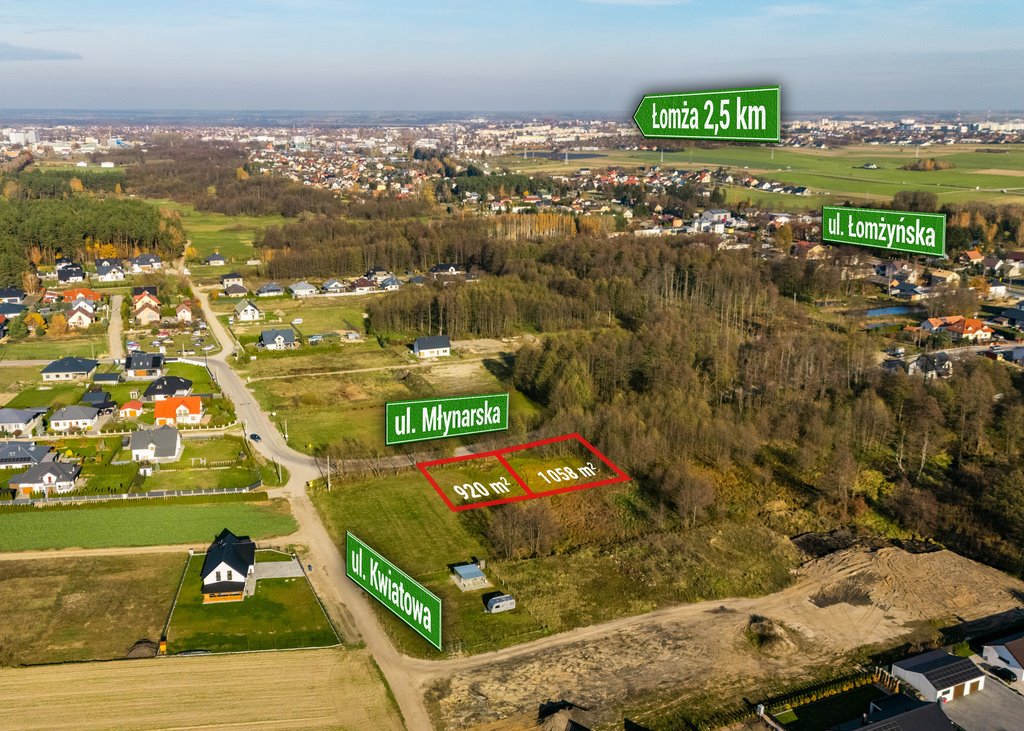 Działka budowlana na sprzedaż Konarzyce, Młynarska  920m2 Foto 1