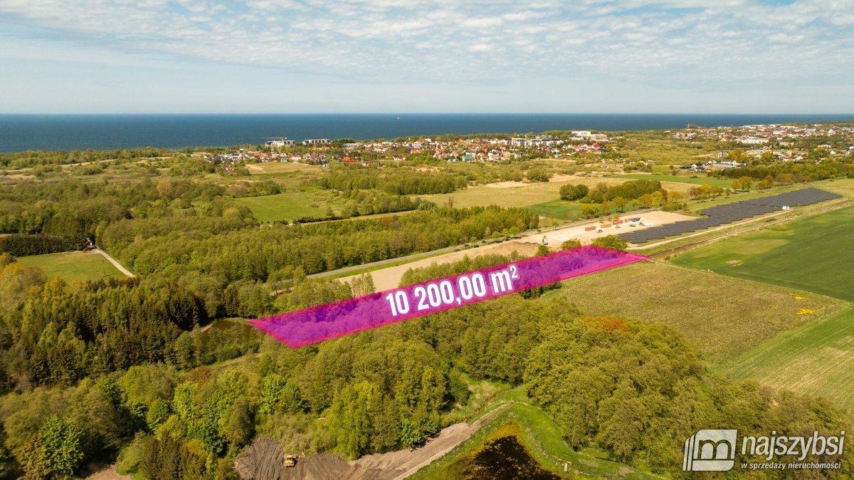Działka przemysłowa 1,02 ha z dostępem do mediów i drogą Sianożęty  10 200m2 Foto 1