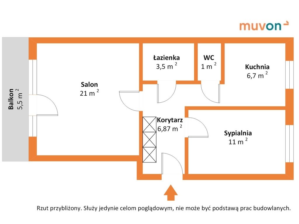 Mieszkanie dwupokojowe na sprzedaż Łódź, Górna, Socjalna  50m2 Foto 5