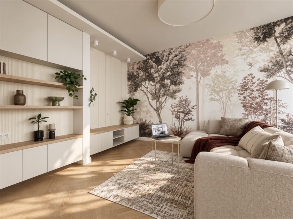 Nowoczesny 2-pokojowy apartament 51 m² (po remoncie) z garażem i klimatyzacją Warszawa, Mokotów, Rajska  51m2 Foto 1
