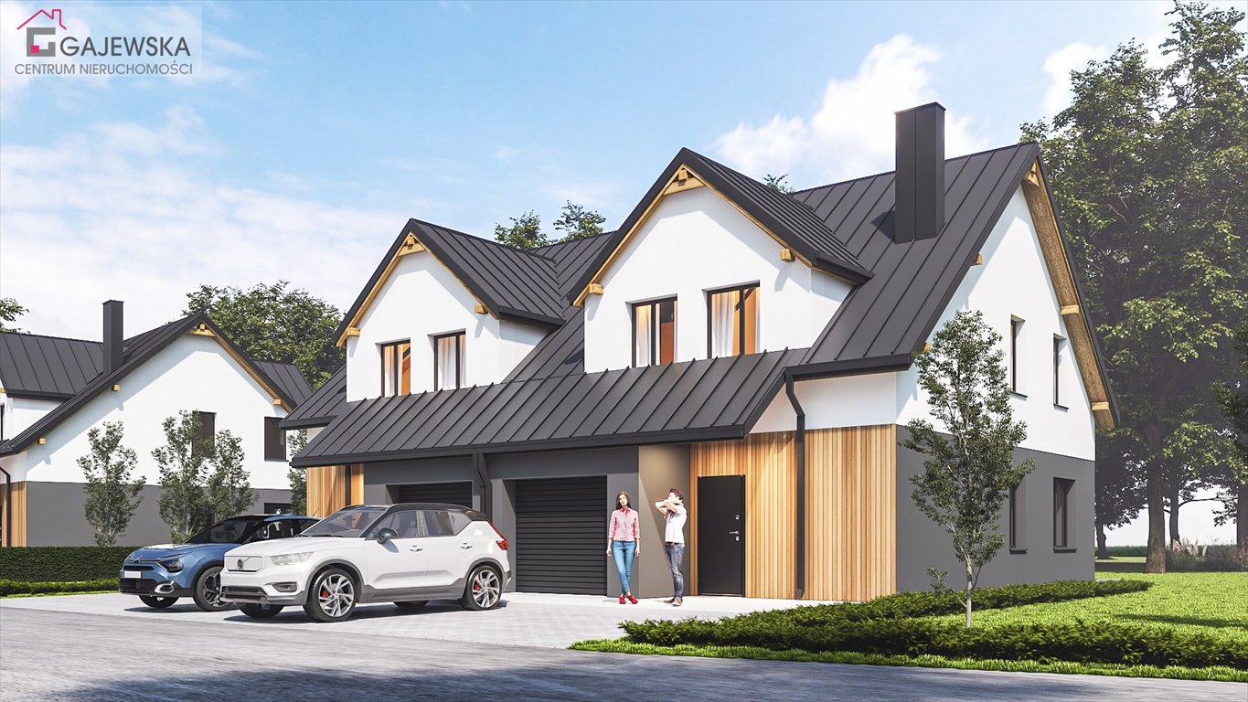 Polecam dom bliźniak 124 m² w Ujściu, działka 450-550 m² Ujście  125m2 Foto 1