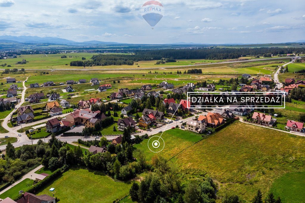 Działka 2547 m² w Grel z mediami i linią zabudowy Nowy Targ, Grel, Grel  2 547m2 Foto 1