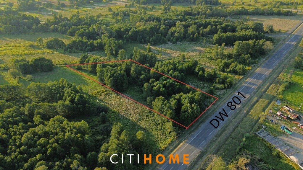 Działka inwestycyjna 5600 m² z dostępem do DW 801 Sobiekursk  5 600m2 Foto 1