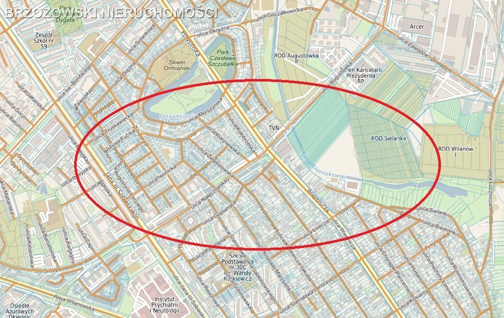 Działka budowlana na sprzedaż Warszawa, Wilanów, Wiertnicza  1 400m2 Foto 1