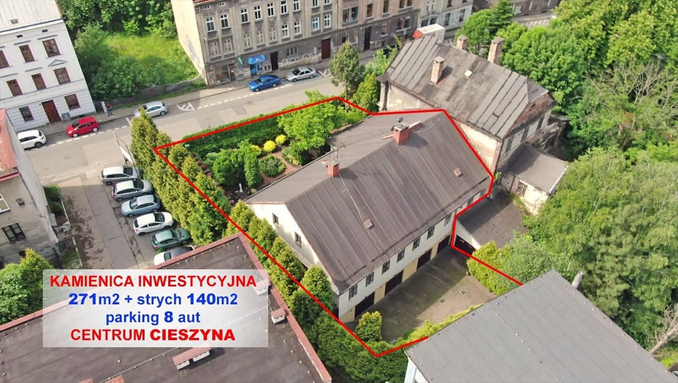 Na sprzedaż kamienica z potencjałem inwestycyjnym w centrum Cieszyna Cieszyn, Jana Michejdy 20  500m2 Foto 1