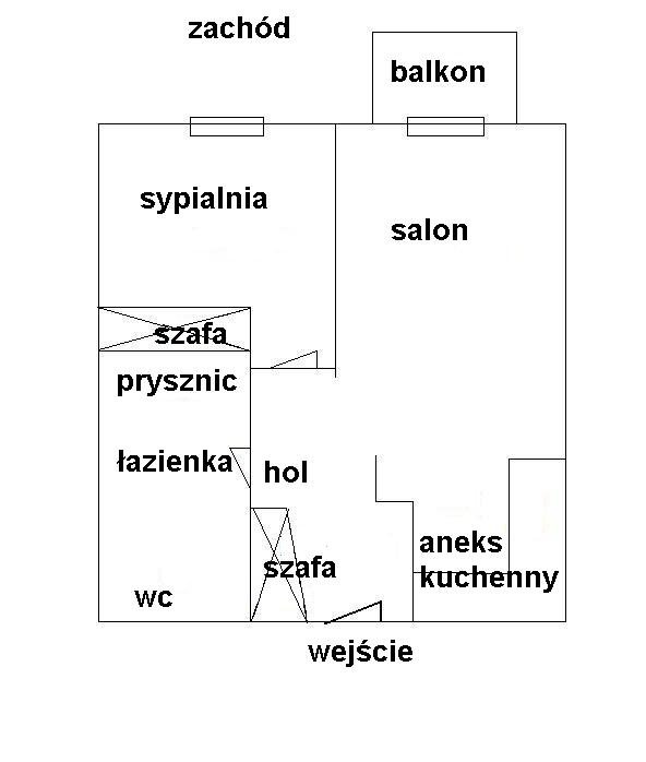 Mieszkanie dwupokojowe na wynajem Rzeszów, Drabinianka, Kwiatkowskiego  36m2 Foto 12