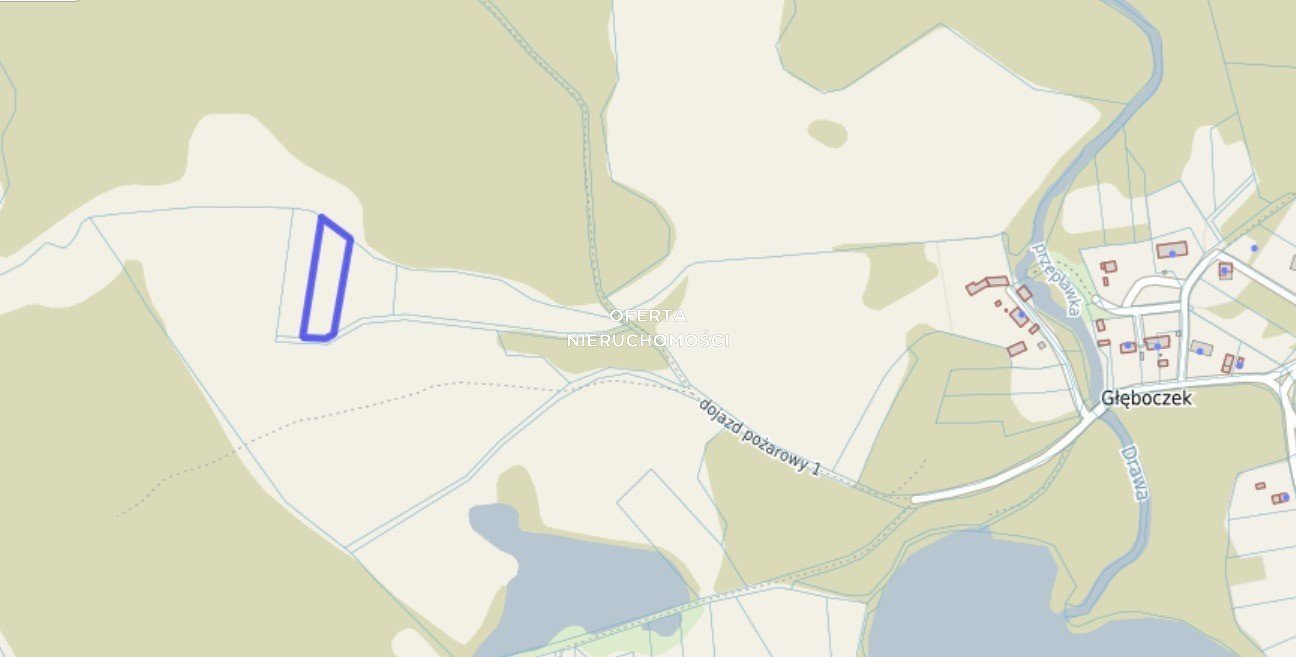 Działka 3800 m² nad jeziorem Krosino – inwestycja i relaks Głęboczek  3 800m2 Foto 1