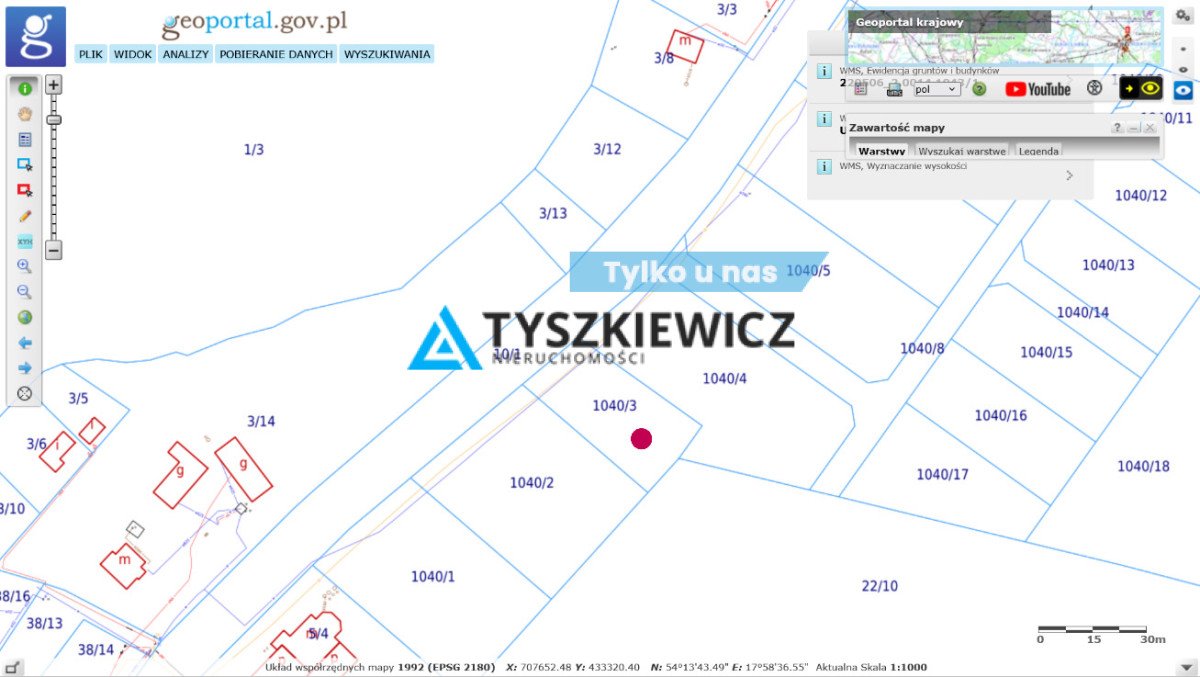 Działka przemysłowo-handlowa na sprzedaż Stężyca, Kartuska  1 000m2 Foto 1