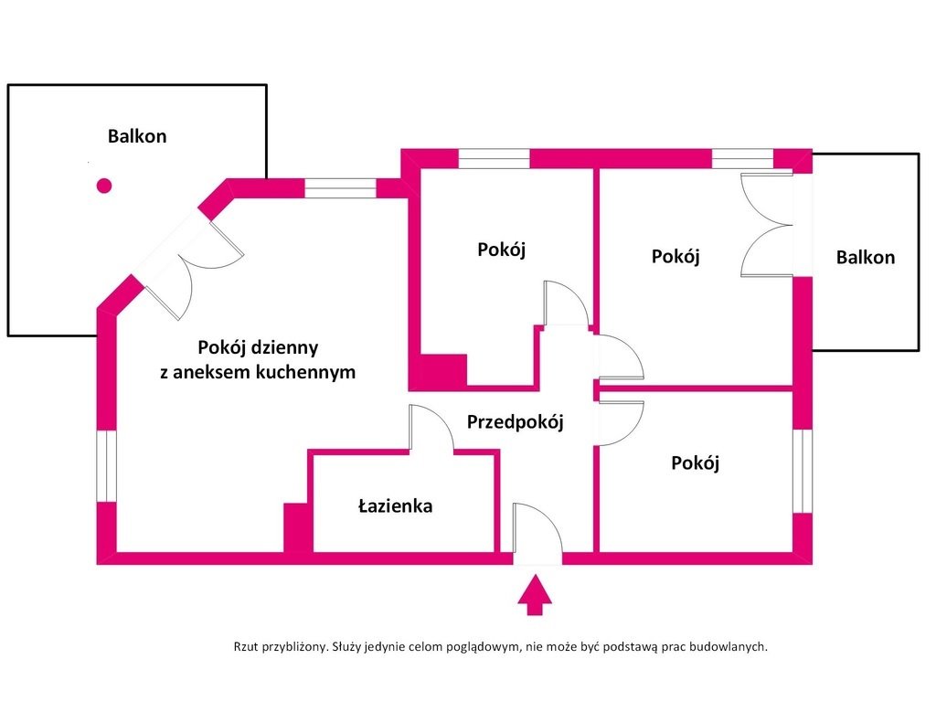 Mieszkanie czteropokojowe  na sprzedaż Ełk, Juliana Tuwima  72m2 Foto 5