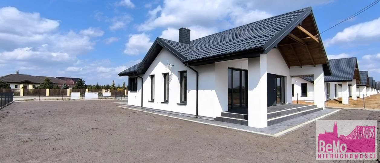 Nowoczesny dom 107,5 m² z ogrodem i garażem w Puszczy Miejskiej Rypin, Puszcza Miejska  108m2 Foto 1