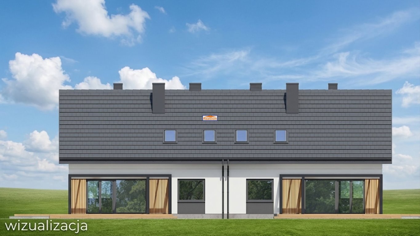 Nowoczesny segment 170 m2 z dużym ogrodem w Modlniczce Modlniczka  170m2 Foto 1