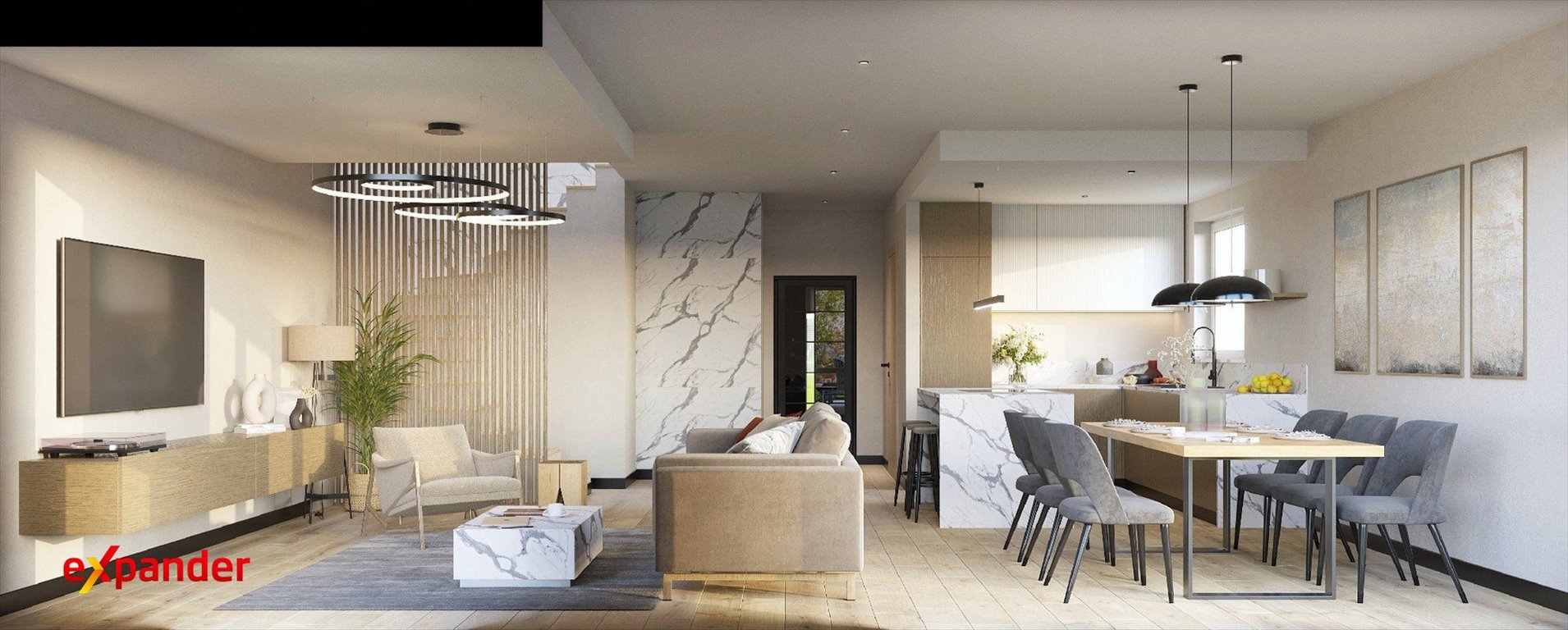 Przestronny dom 138 m² z ogrodem, garażem i nowoczesną technologią Łozina, Ogrodowa  138m2 Foto 1
