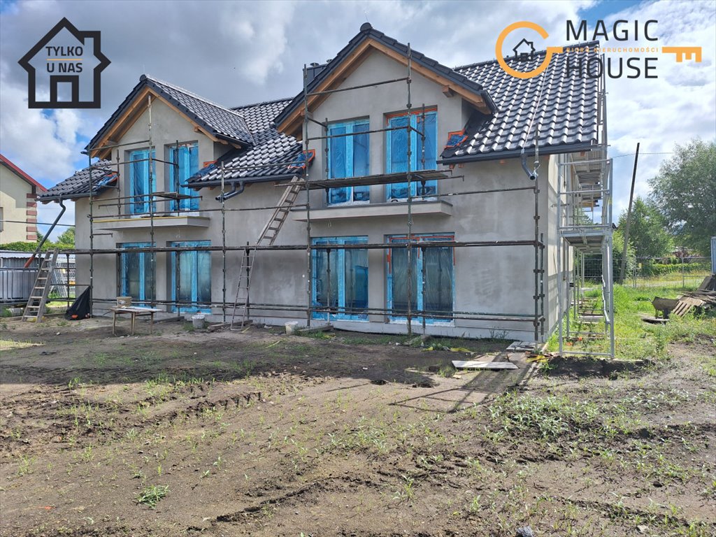 Nowoczesny dom bliźniak z garażem i ogrodem w Rębiechowie Gdańsk, Rębiechowo, Słoneczna  125m2 Foto 1