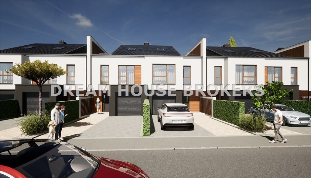 Dom szeregowy z dużym tarasem i ogrodem w Rzeszowie Rzeszów, Biała, Herbowa  142m2 Foto 1