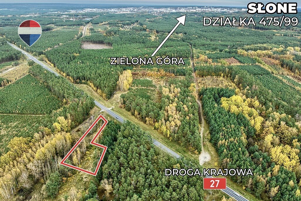 Działka 4062 m² pod usługi i dom z widokiem i dużym potencjałem Słone, Słoneczna  4 062m2 Foto 1