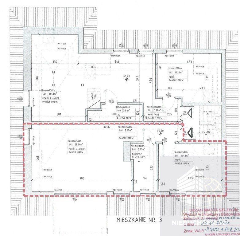 Mieszkanie dwupokojowe na sprzedaż Szczecin, Jasne Błonia, Stanisława Wyspiańskiego  51m2 Foto 14