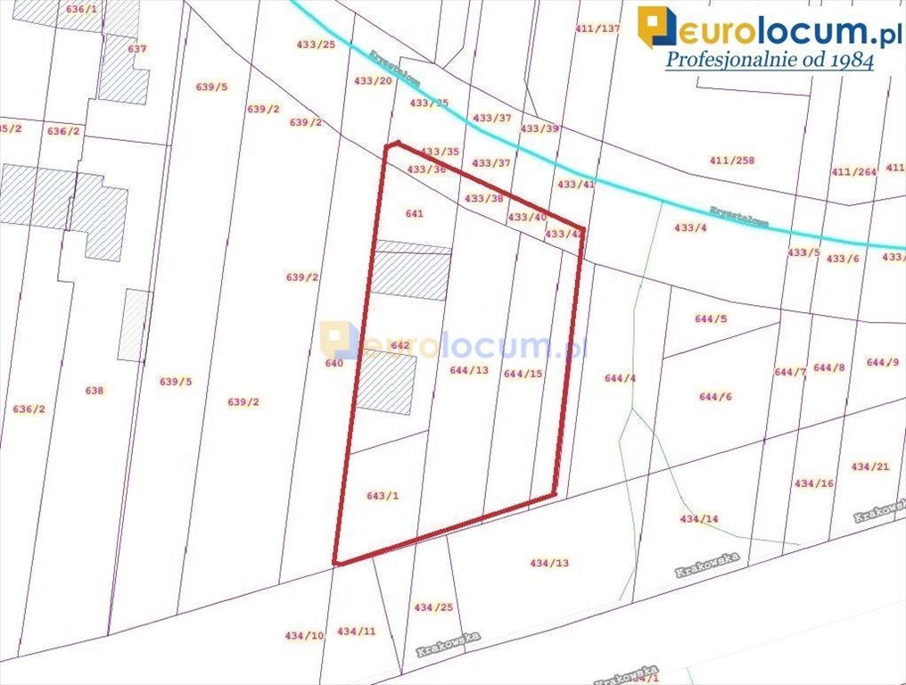Działka inwestycyjna na sprzedaż Kielce, Podkarczówka, Krakowska  1 778m2 Foto 1