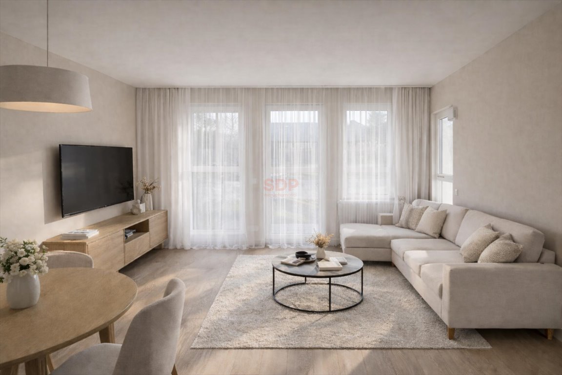 Nowoczesne 3-pokojowe mieszkanie z ogrodem i wysokim standardem Wrocław, Psie Pole, Wojnów, Strachocińska  61m2 Foto 1