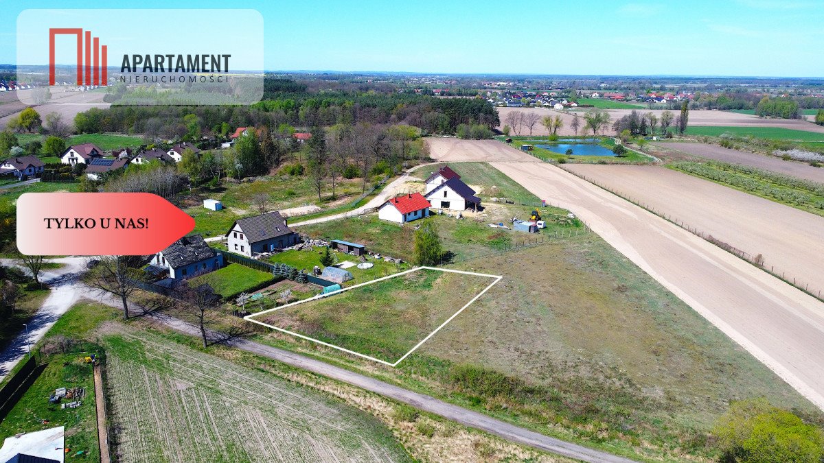 Zapraszam do zakupu działki 1199 m² w Kobylicach z planem zabudowy Kobylice  1 199m2 Foto 1
