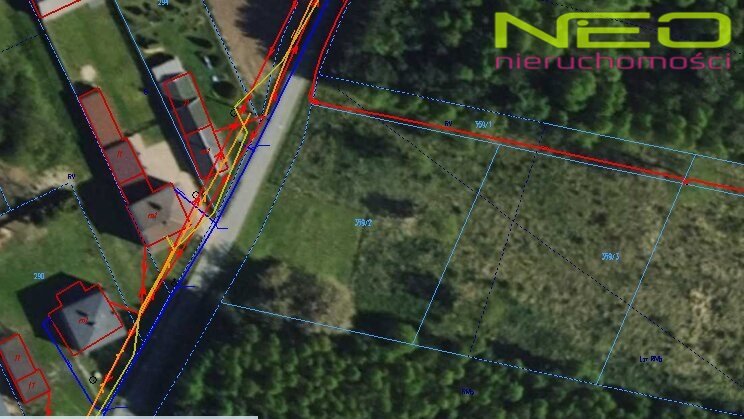 Działka budowlana 1537 m² z mediami, możliwość dokupienia sąsiedniej Łochynia  1 004m2 Foto 1
