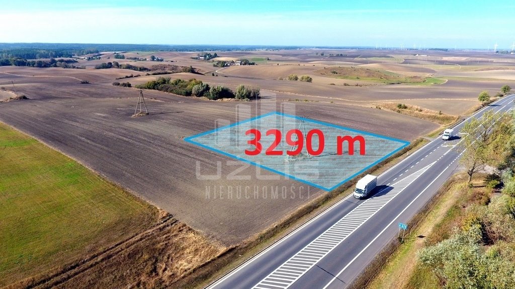 Działka inwestycyjna przy DK 91 w Gniewie, 3290 m² Gniew, Ignacego Krasickiego  3 290m2 Foto 1