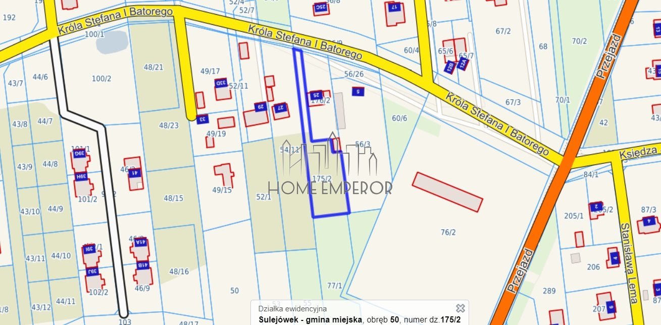 Działka budowlana na sprzedaż Sulejówek, Batorego  1 251m2 Foto 2