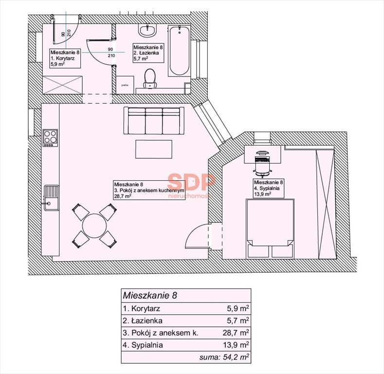 Mieszkanie 54 m² w centrum Chorzowa - zapraszam Chorzów, Kazimierza Wielkego  54m2 Foto 1