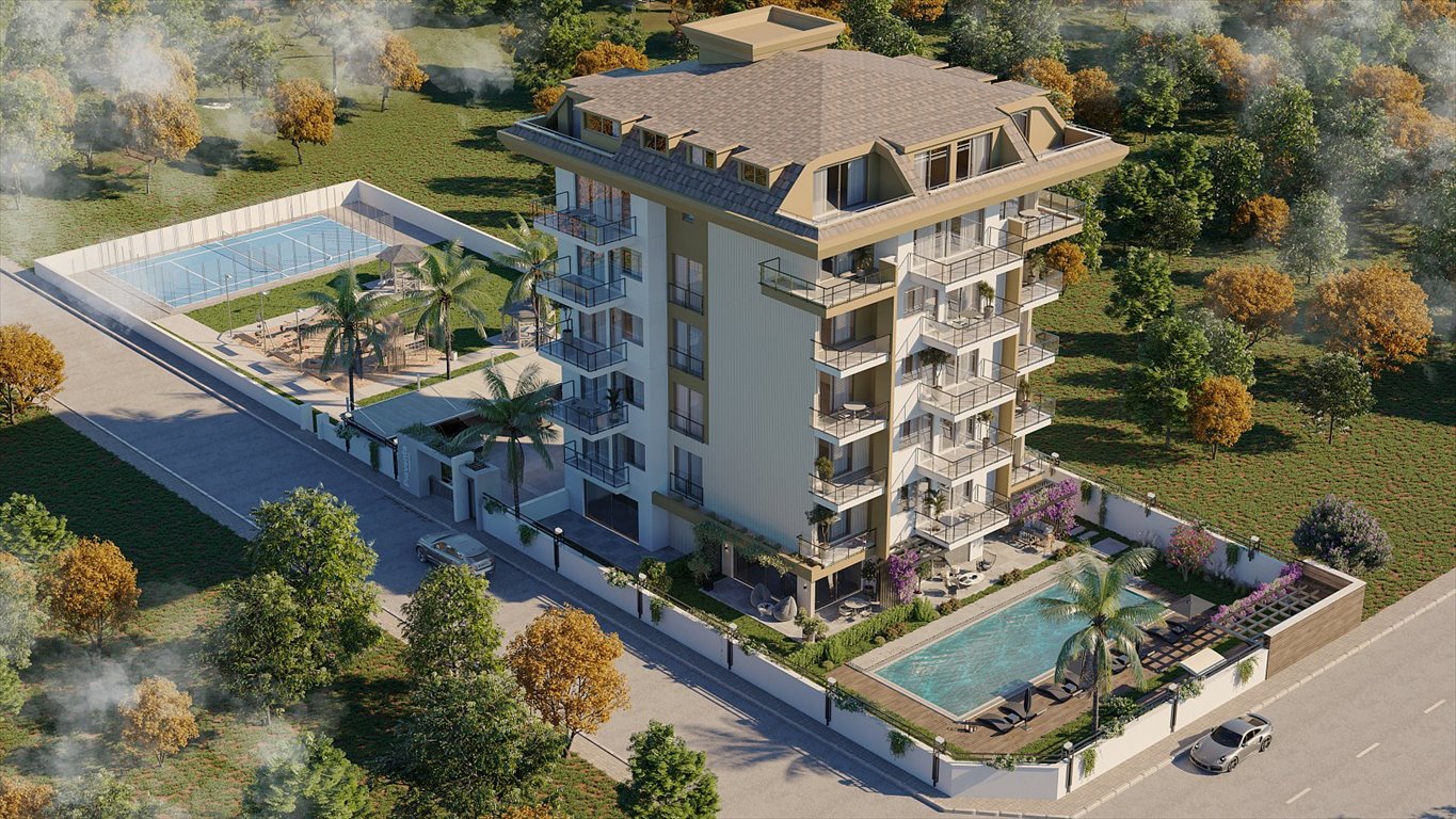 Stylowe 3-pokojowe apartamenty z widokiem na morze w Kestel Turcja, Alanya, Kestel, Alanya, Antalya  150m2 Foto 1