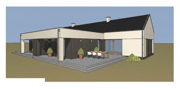 Nowoczesny bliźniak 103 m² z ekologicznymi rozwiązaniami Kępa, Jagodowa  105m2 Foto 1