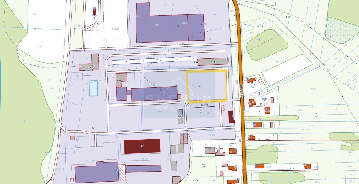 Działka przemysłowo-handlowa pod dzierżawę Częstochowa, Błeszno, Poselska  4 500m2 Foto 1