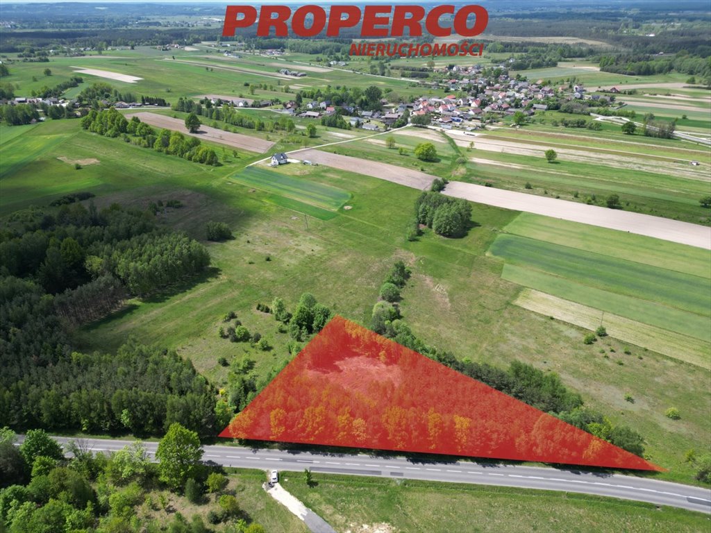 Zapraszam do obejrzenia działki 3661 m² z wodą i warunkami zabudowy Jedle  3 661m2 Foto 1