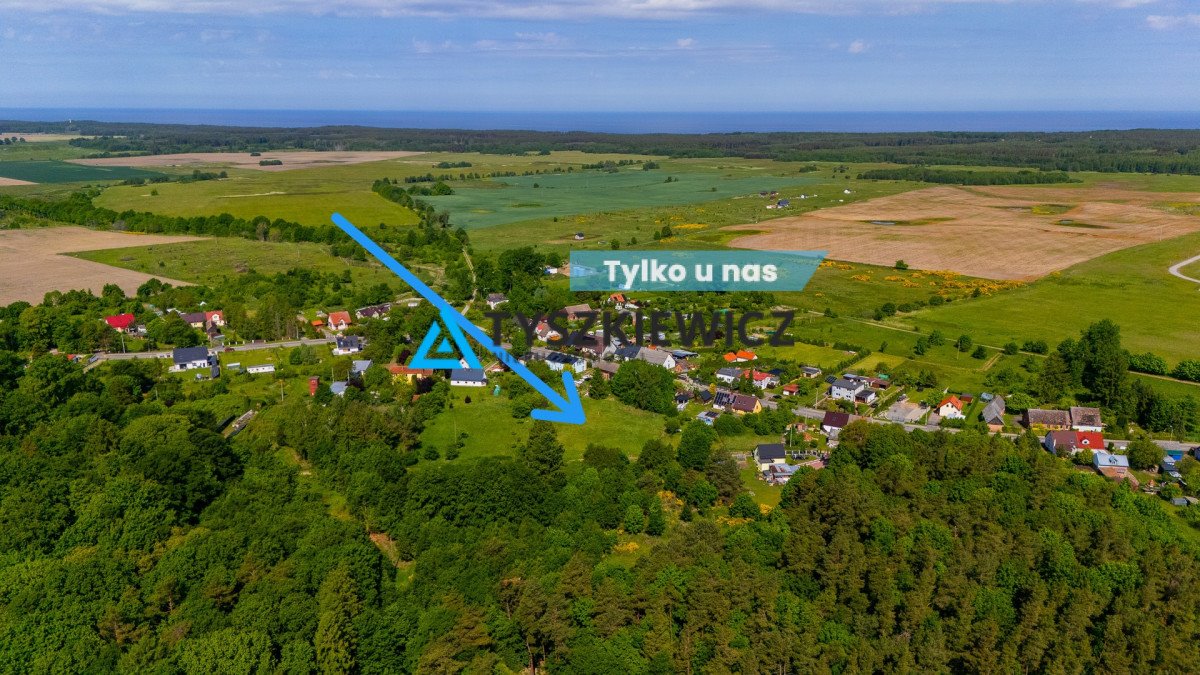 Działka budowlana 998 m2 blisko morza, media, las Machowinko  998m2 Foto 1
