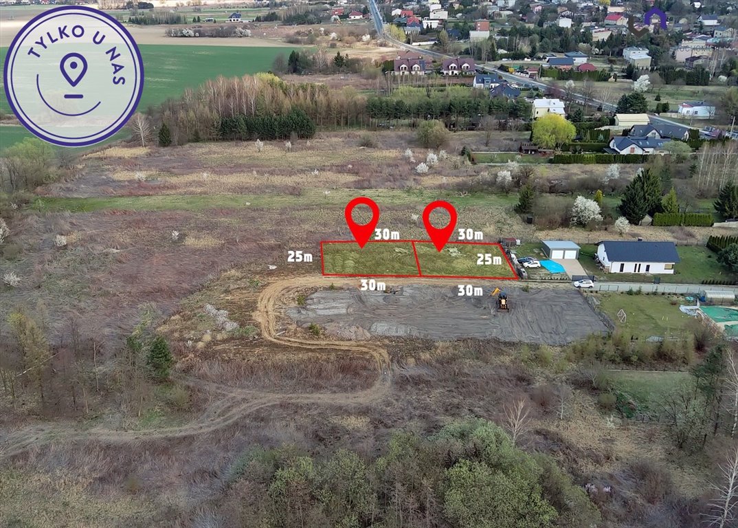 Działka 740 m² pod zabudowę jednorodzinną w Bobrownikach Bobrowniki, Słowackiego  740m2 Foto 1