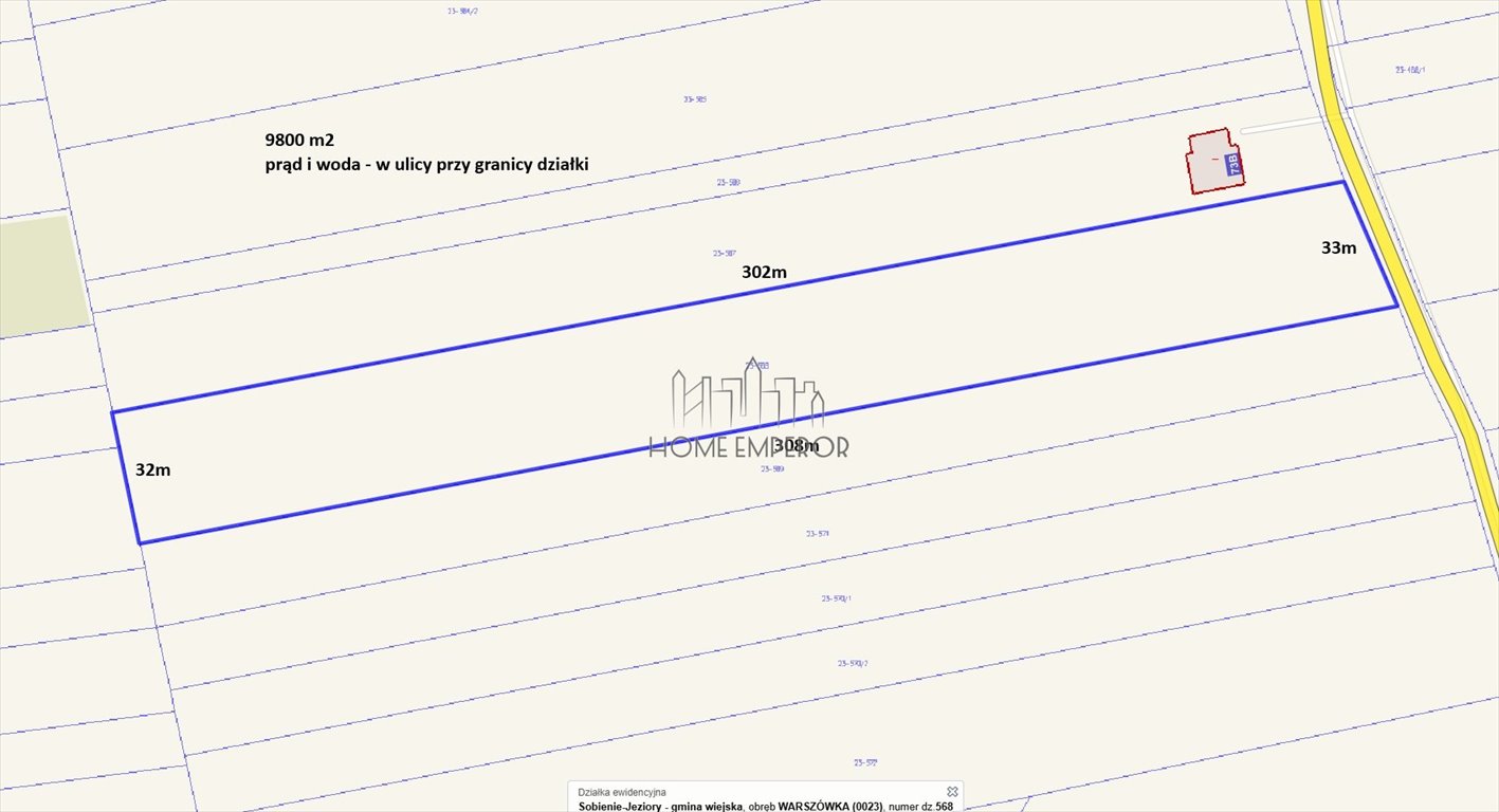 Działka budowlana na sprzedaż Warszówka  9 800m2 Foto 1